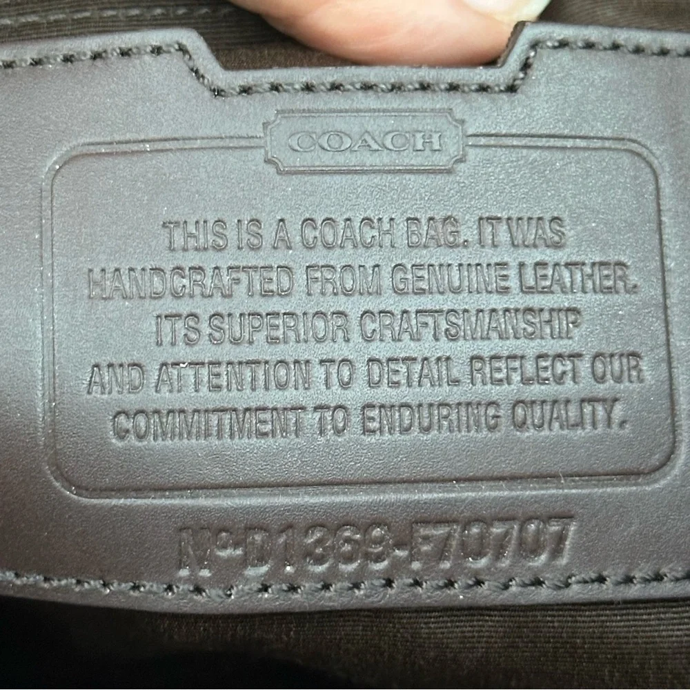 COACH Lexington commuter soft leather briefcase F70707